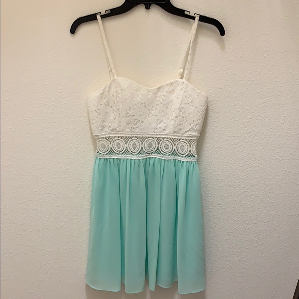 Summer two-toned dress from A. Byer.